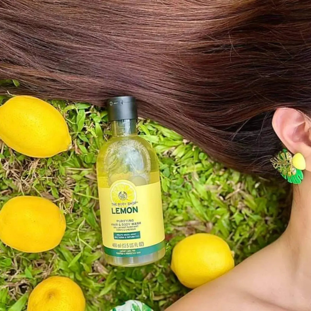 The Body Shop Lemon Purifying Hair & Body Wash 400ml