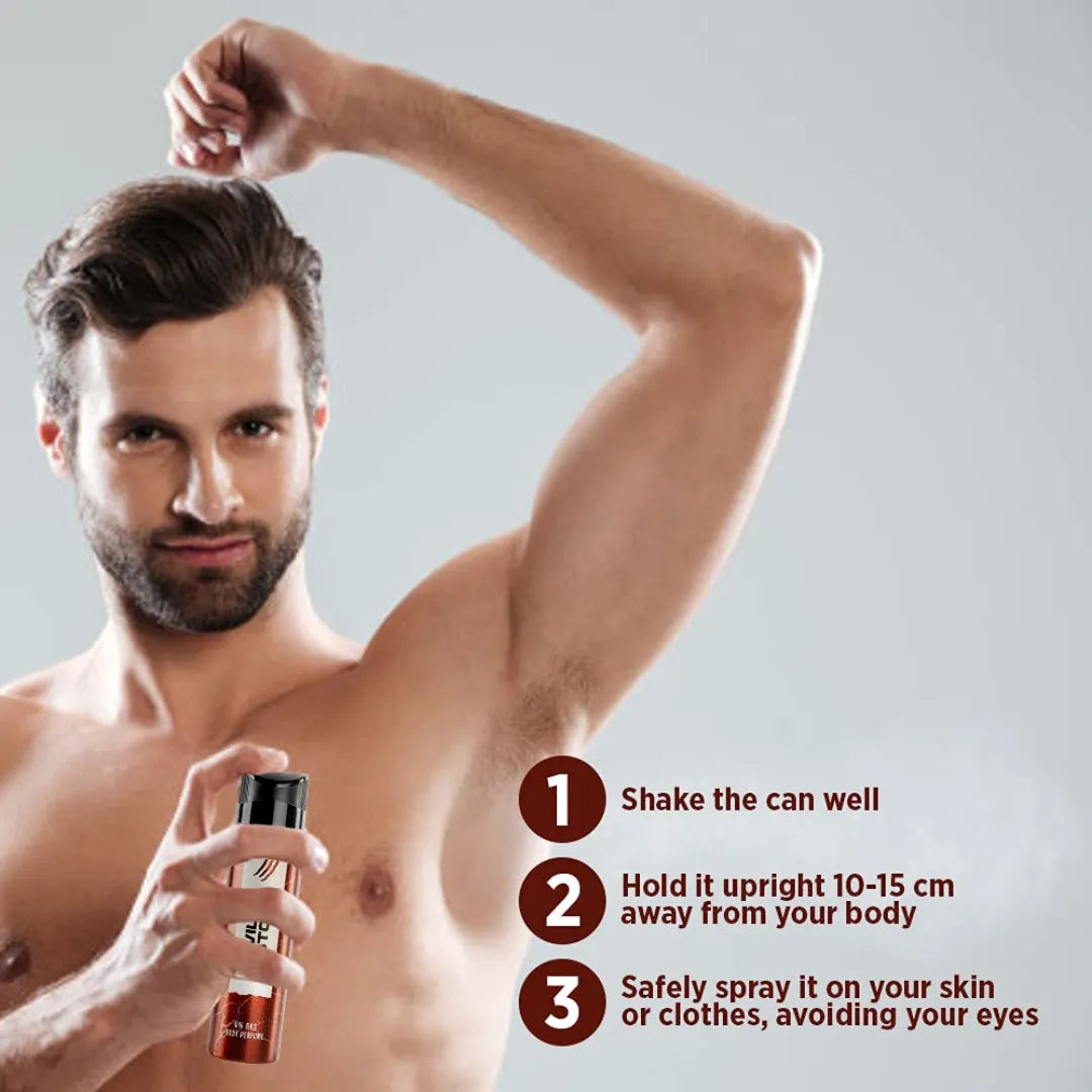 Wild Stone Bronze No Gas Deodorant For Men 120ml (Pack of 3)