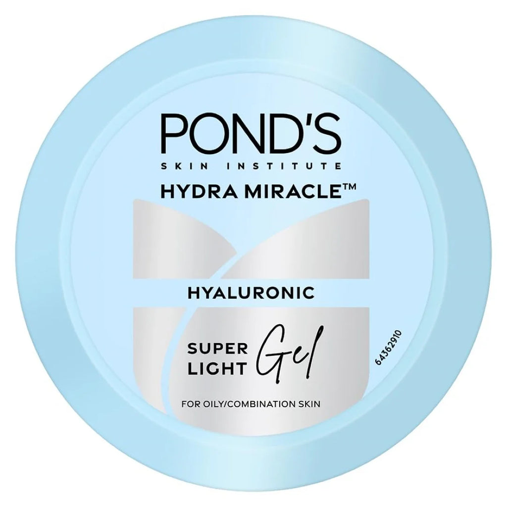 POND'S Super Light Gel Oil Free Face Moisturizer 100 ml | With Hyaluronic Acid & Vitamin E for Fresh Glowing Skin & 24 hr Hydration - Daily Use