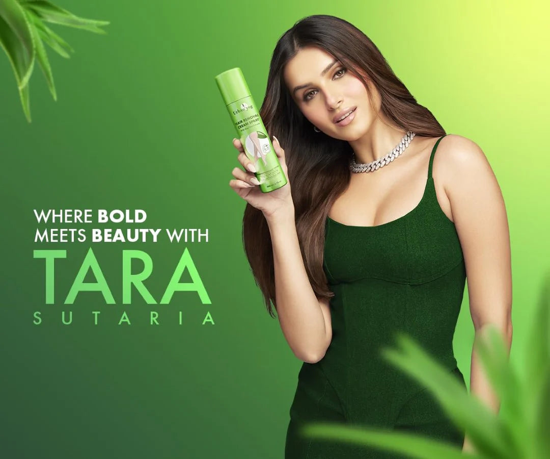 Urban yog Hair Removal Cream Spray for Women | Painless Body Hair Removal Spray for legs, hands, underarm & back Green (200 ML)