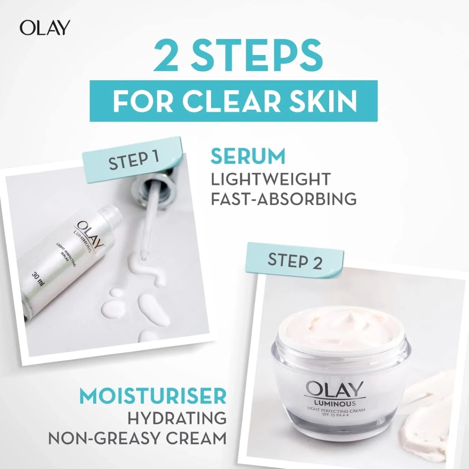 Olay Luminous Light Perfecting Face Cream with SPF15 PA++