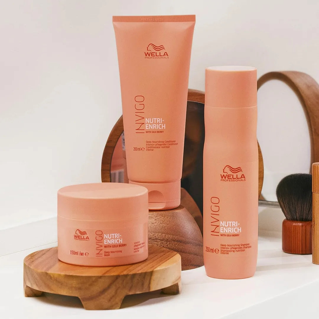 Wella Professionals Invigo Nutri-Enrich Shampoo for Damaged Hair (250ml)