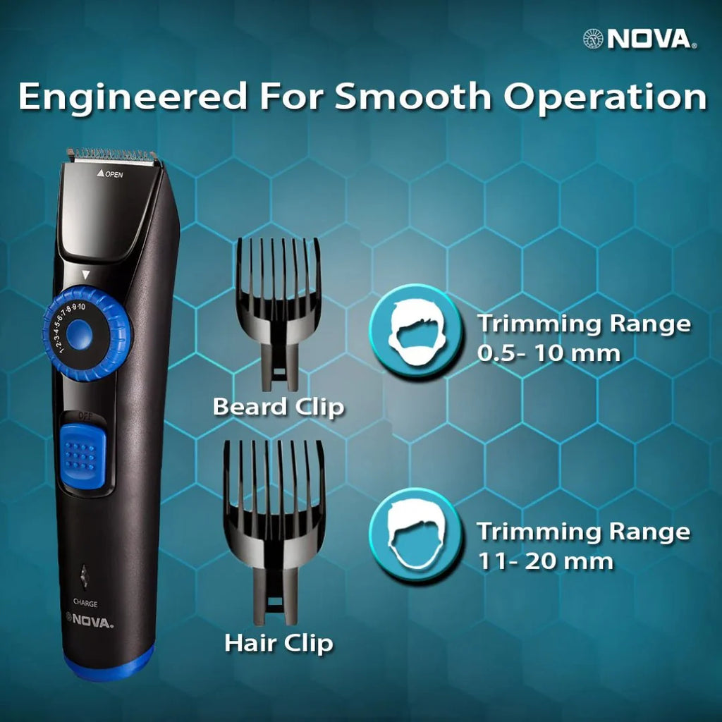 Nova Prime series NHT 1094 Runtime: 45 min Trimmer for Men