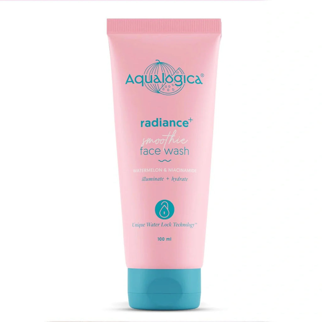Aqualogica Radiance+ Smoothie Face Wash with Watermelon & Niacinamide for Men & Women (100ml)