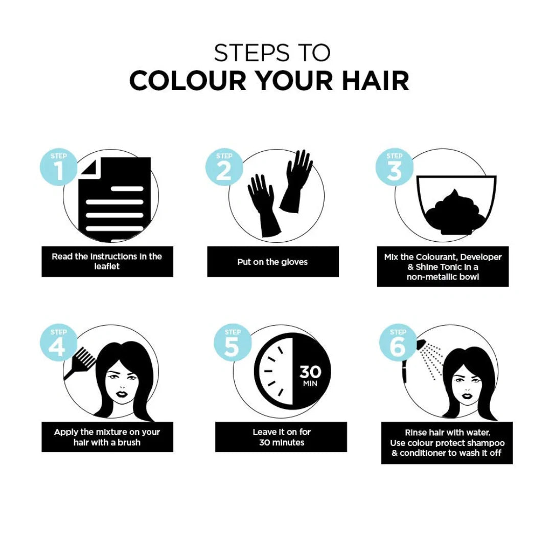 Bblunt Salon Secret High Shine Crã¨Me Hair Colour, 100G - Natural Black 1