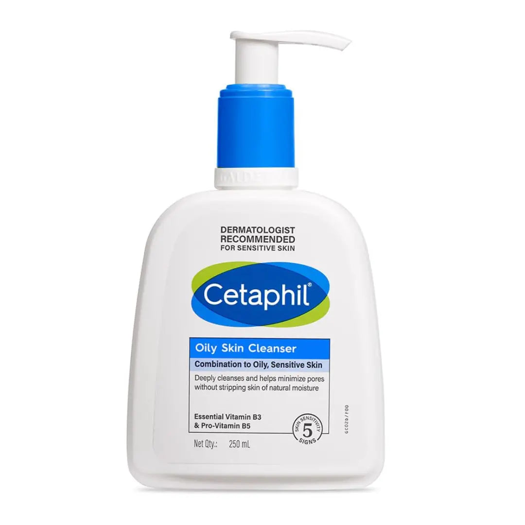 Cetaphil Oily Skin Cleanser, Daily Face Wash For Oily, Acne Prone Skin, Gentle Foaming, (250ml)