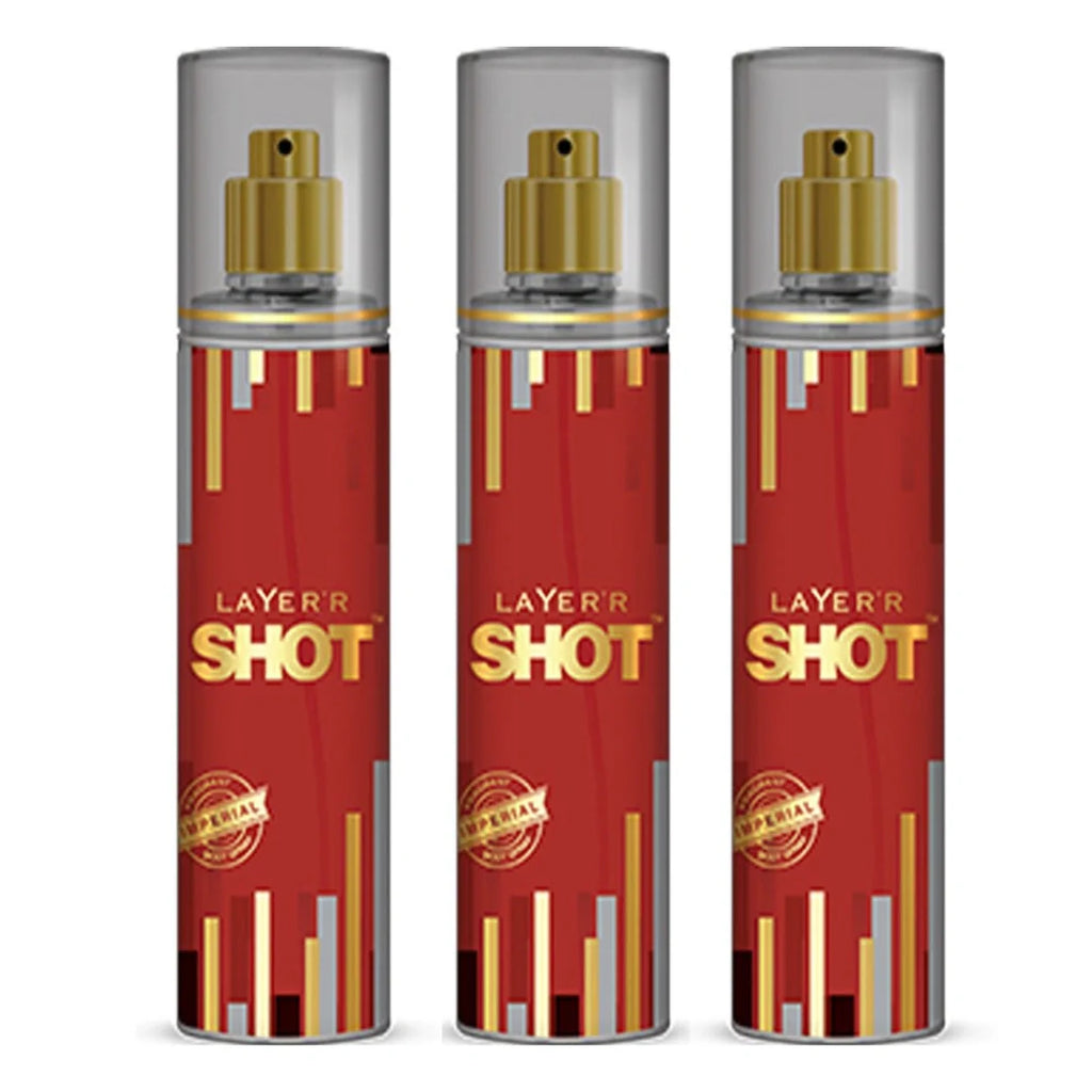 Layer'r Shot Gold Imperial Body Spray For Men (135ml)