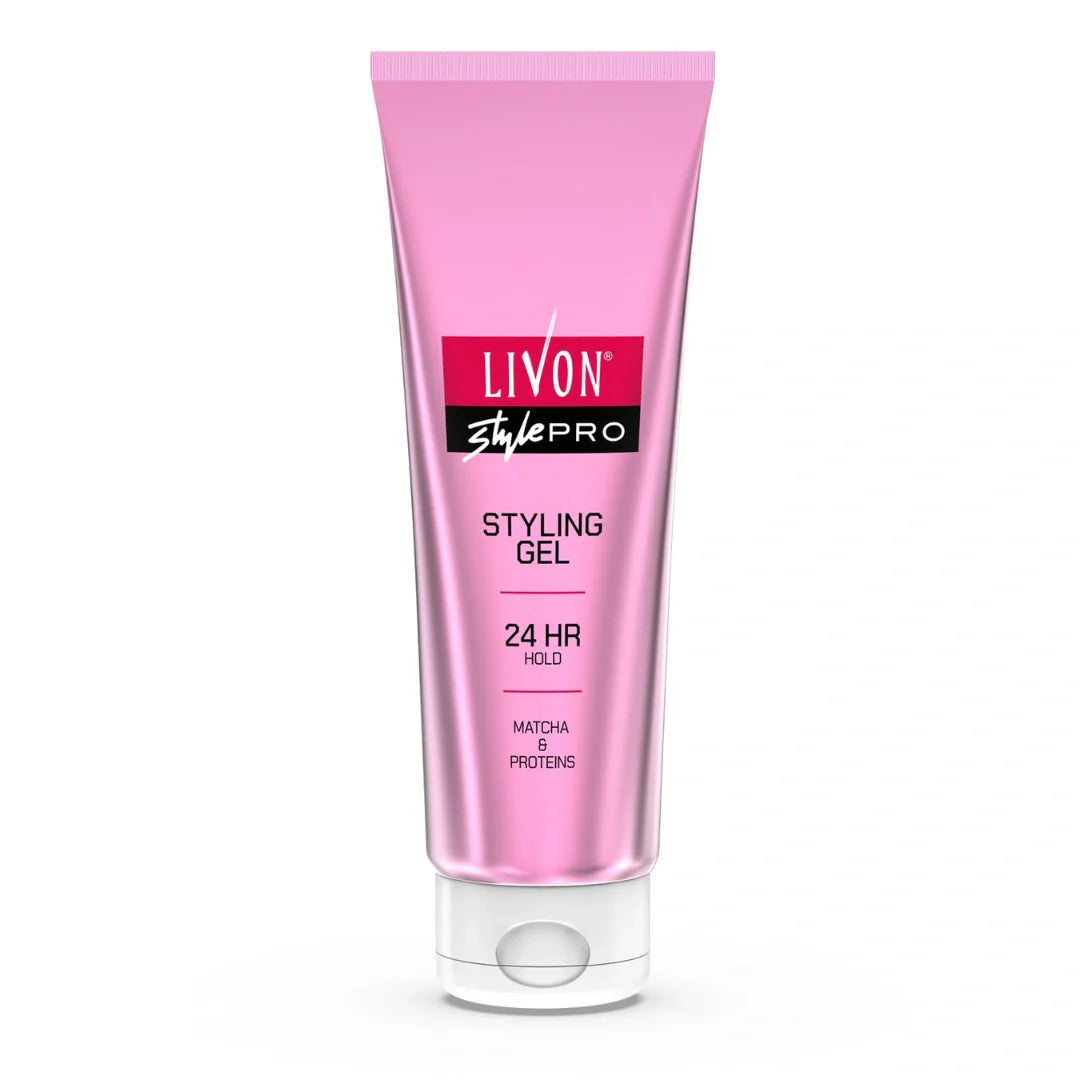 ivon Style Pro Hair Styling Gel for Women and Men | 24-Hour Hold | With Matcha and Proteins | All Hair Types | 100 ml