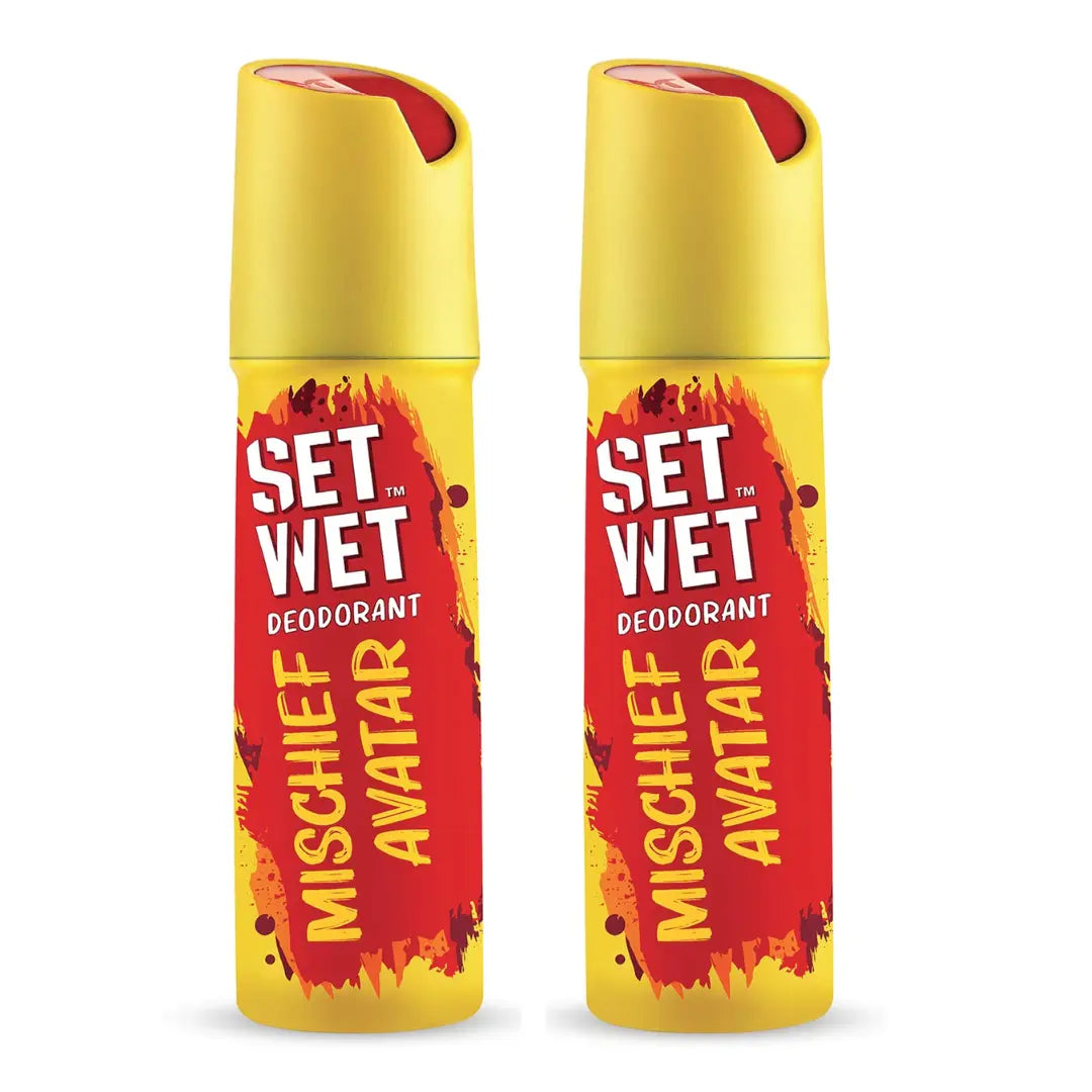 Set Wet Mischief Avatar Deodorant For Men - 150ml (Pack of 2)