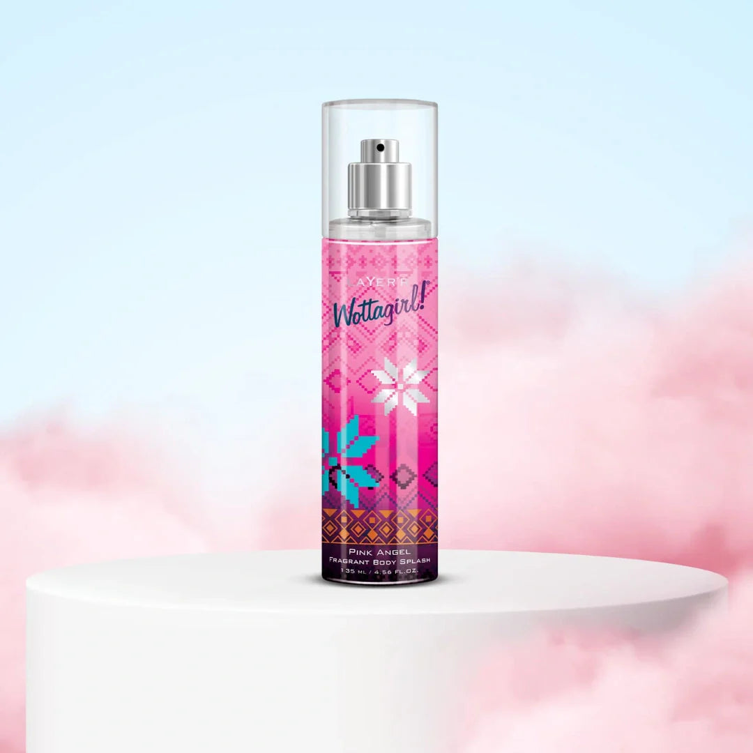 Layer'r Wottagirl Pink Angel Body Splash - 135ml (Pack of 2)
