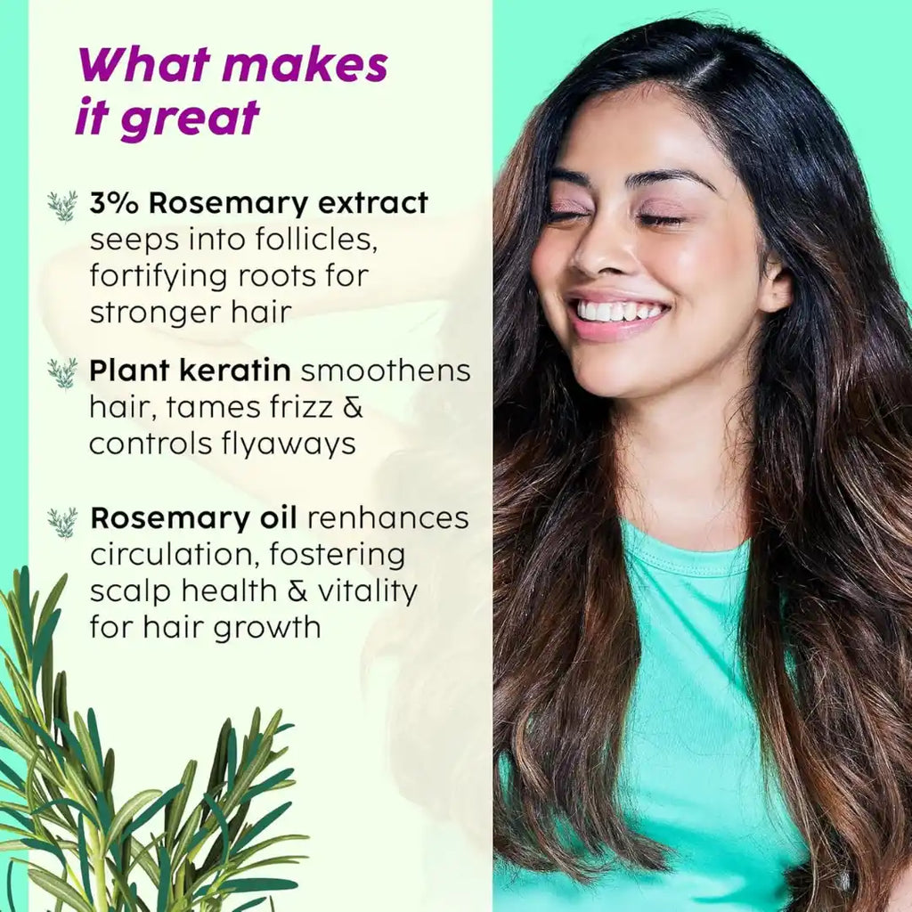 PLIX - THE PLANT FIX Rosemary Advanced Anti HairFall Shampoo for Decreases Hair Fall & Breakage (200ml)
