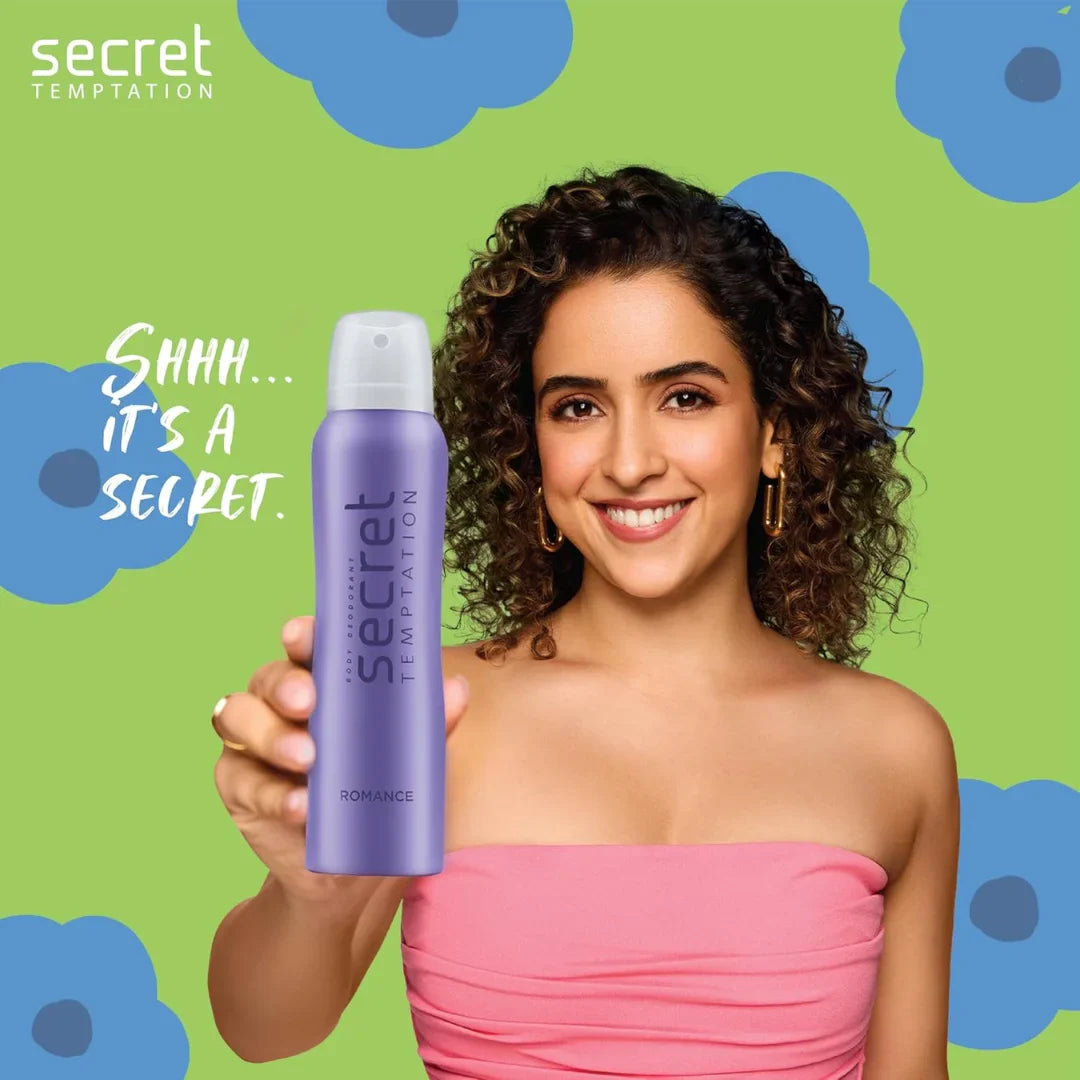 Secret Temptation Romance Deodorant Body Spray for Women (150ml)