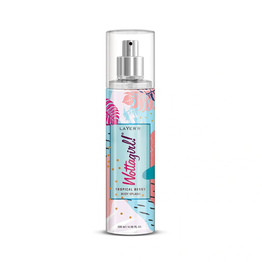 Layer'r Wottagirl Tropical Berry Body Splash for Women (135ml)
