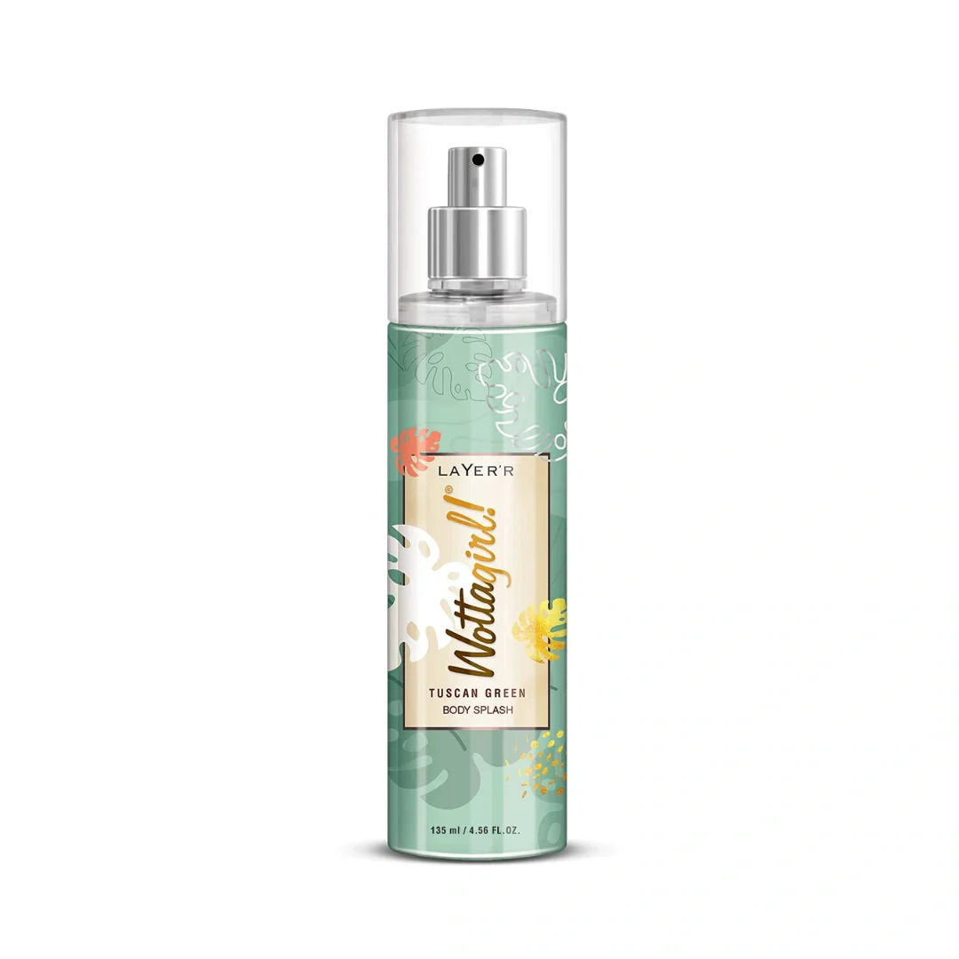 Layer'r Wottagirl Tuscan Green Body Splash for Women (135ml)