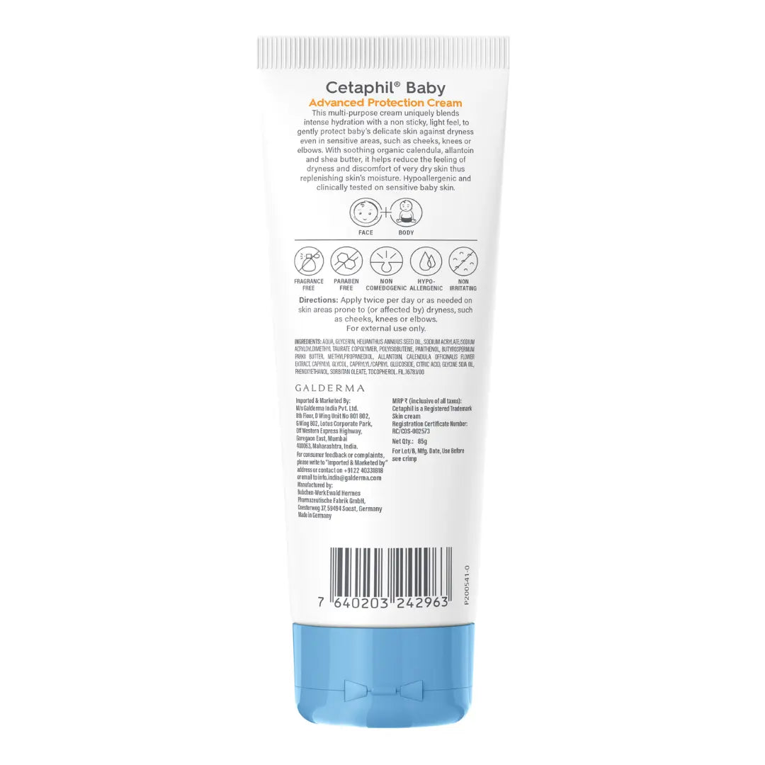 Cetaphil Baby Advanced Protection Cream With Organic Calendula (85 g)