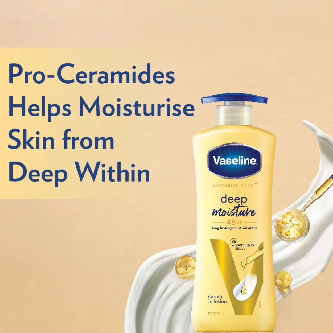 Vaseline Intensive Care, Deep Moisture Nourishing Body Lotion (600ml)