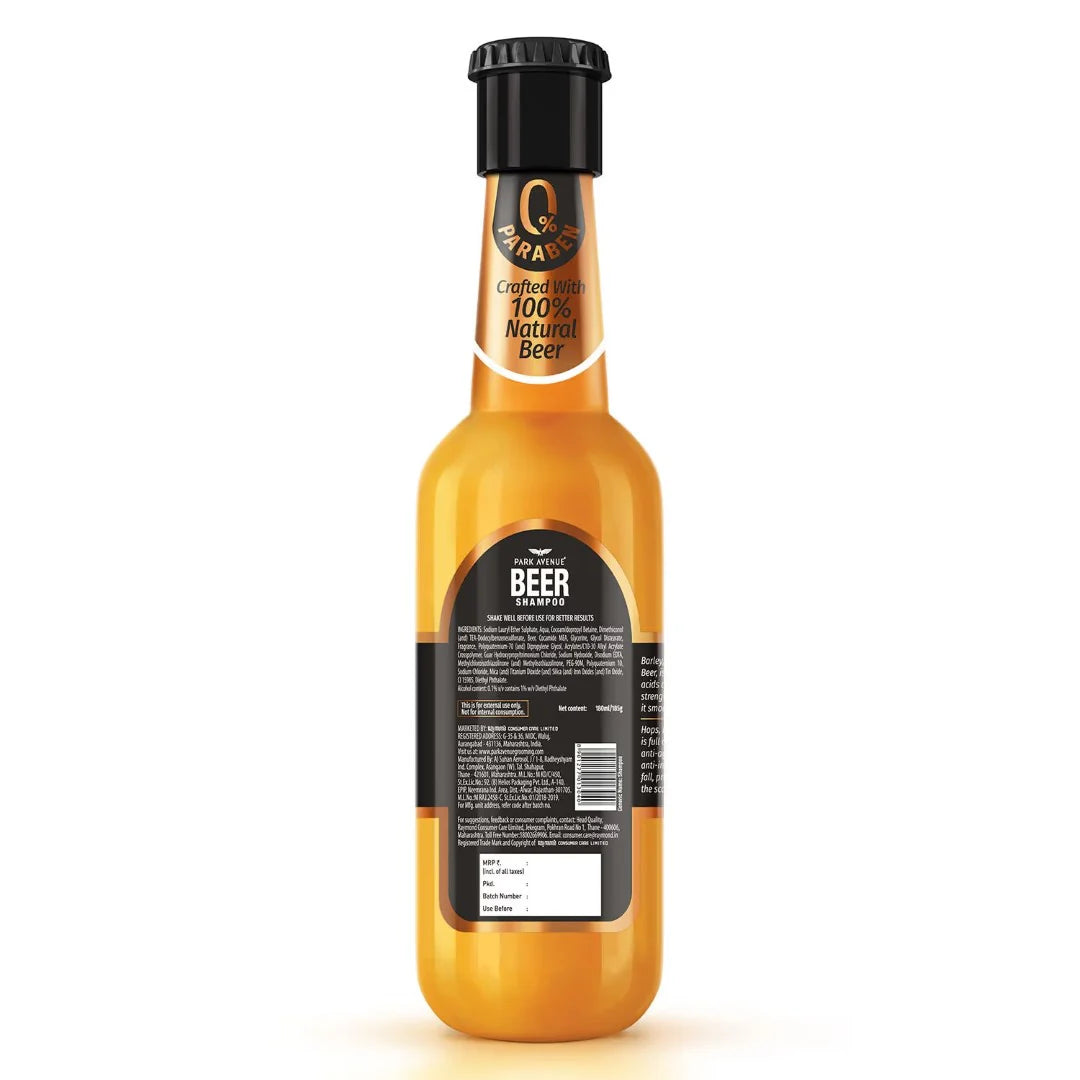Park Avenue Beer Shampoo Damage free (180ml)