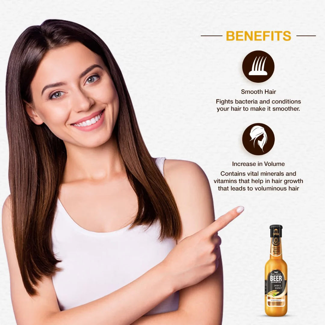 Park Avenue Beer Shampoo Damage free (180ml)