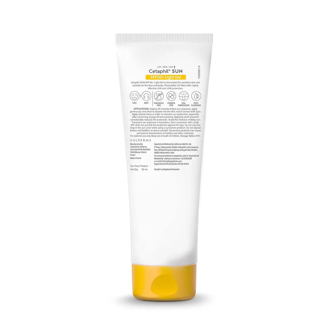 Cetaphil Sun Spf 50+ Very High Protection Light Gel (50ml)