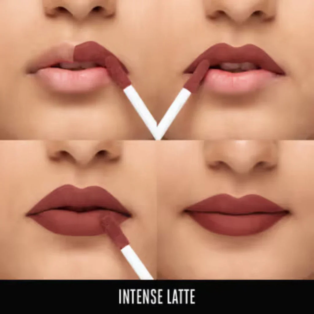 Lakme 9to5 Primer + Matte Liquid Lip Color - MB2 Intense Latte(4.2ml)