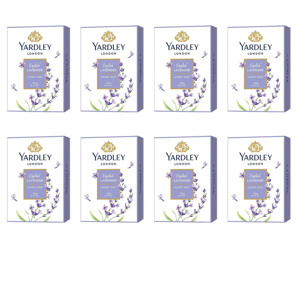 YARDLEY English Lavender Soap 100g*8 Pcs (8 x 100 g)