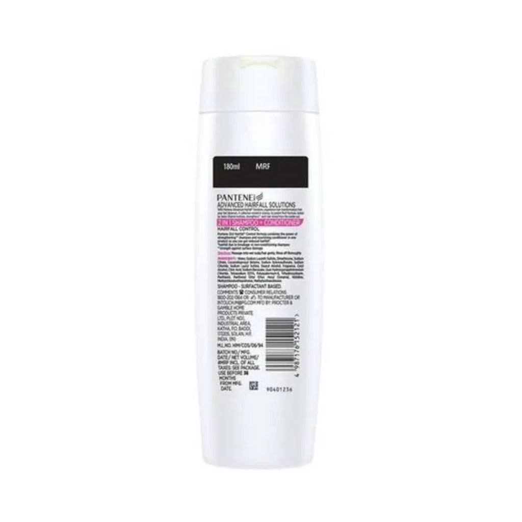 Pantene Advanced Hairfall Solution 2-In-1 Anti-Hairfall Shampoo & Conditioner (180ml)