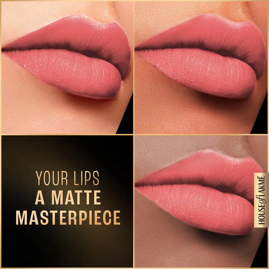 Lakme Forever Matte Liquid Lip Color- Pink Vintage (5.6ml)