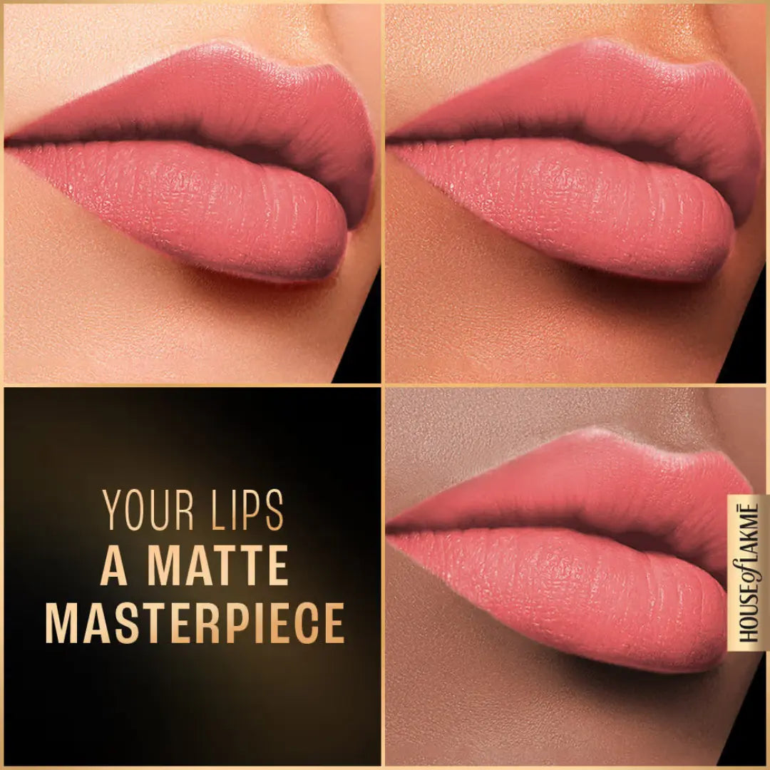 Lakme Forever Matte Liquid Lip Color- Pink Vintage (5.6ml)