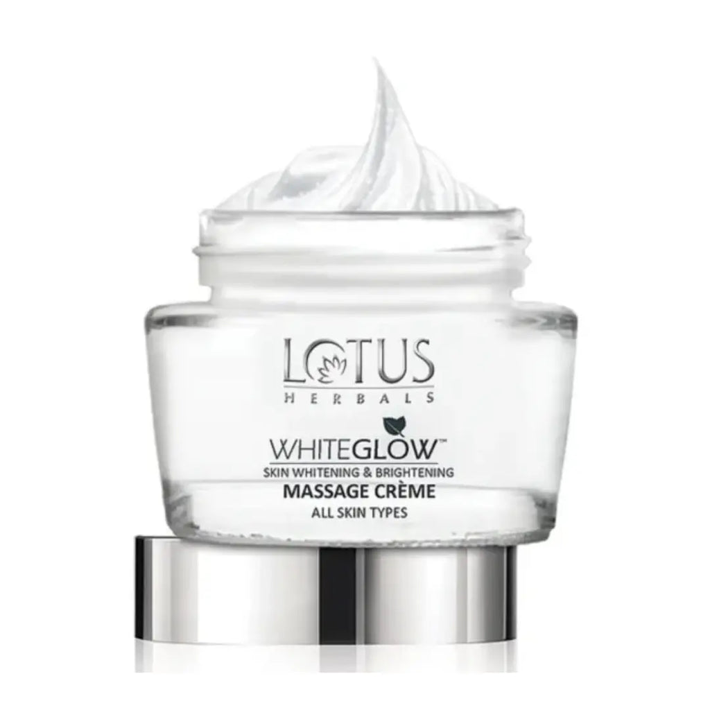 Lotus Herbals WhiteGlow Skin Whitening & Brightening Massage Cream - 60 gm