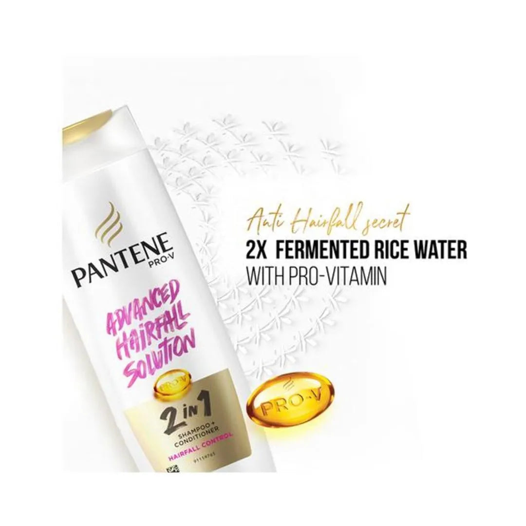 Pantene Advanced Hairfall Solution 2-In-1 Anti-Hairfall Shampoo & Conditioner (340ml)