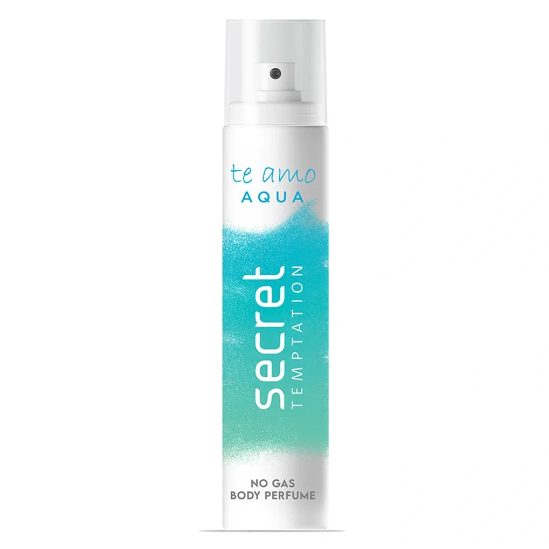 Secret Temptation Te Amo Aqua No Gas Perfume Body Spray for Women (120ml)
