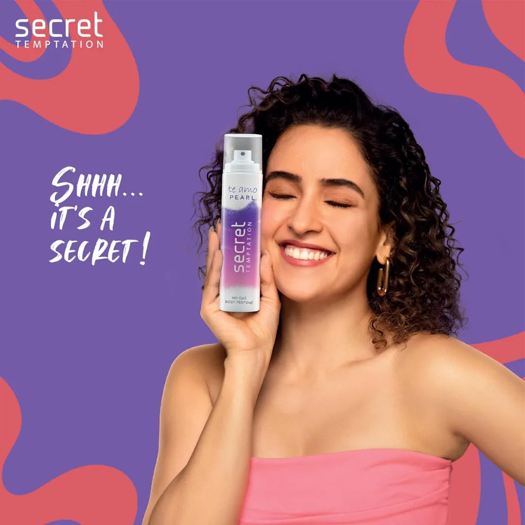 Secret Temptation Te Amo Pearl Perfume Body Spray for Women (120ml)