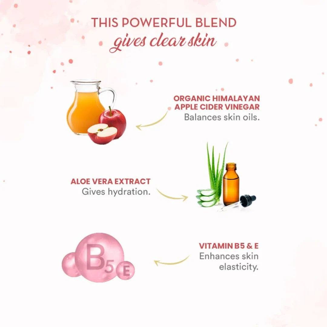 WOW Skin Science Apple Cider Vinegar Face Wash (100ml)