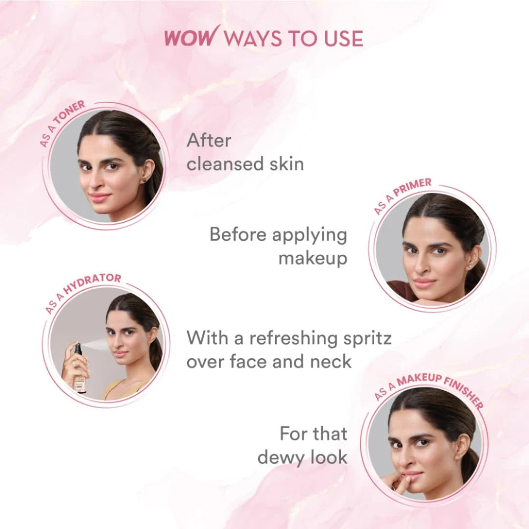 WOW Skin Science Himalayan Rose - 99% Pure Rose Water (100ml)