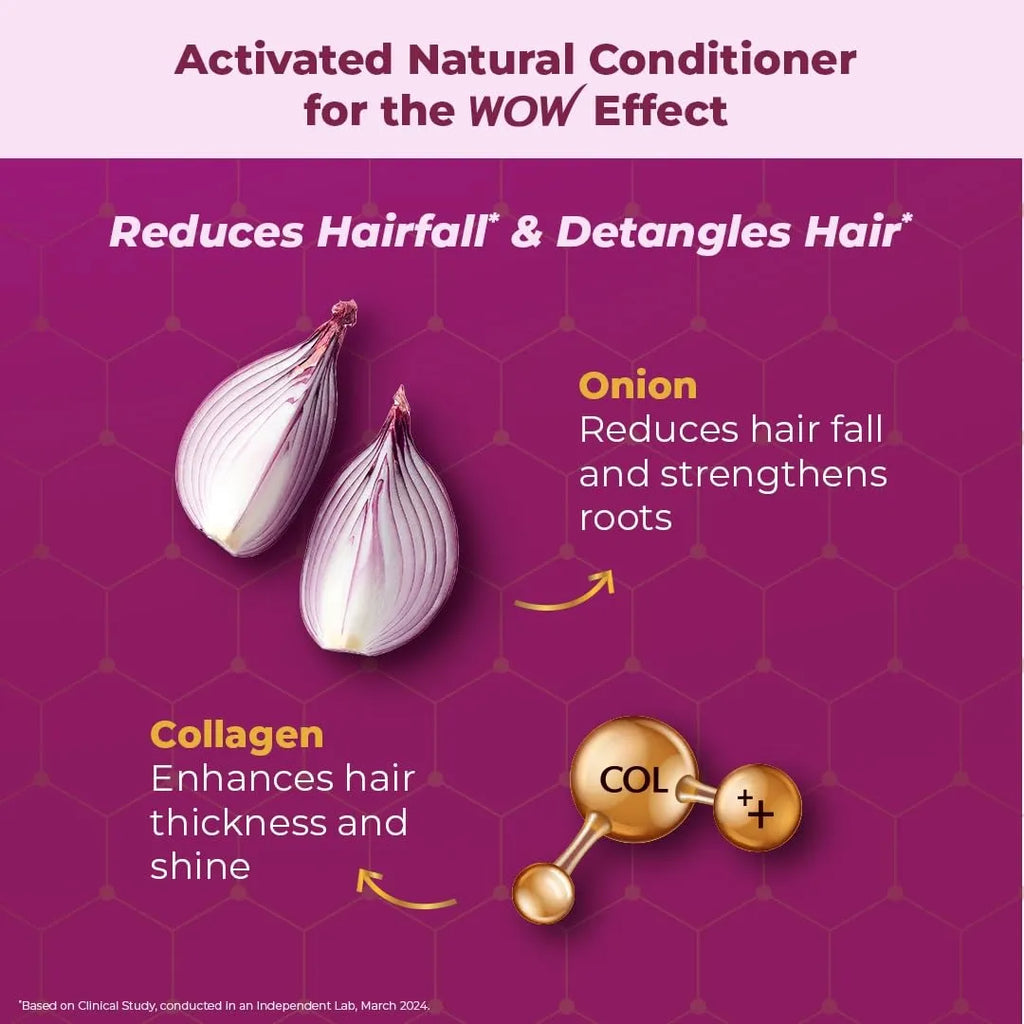 WOW Skin Science Red Onion Black Seed Oil Hair Conditioner (200ml)